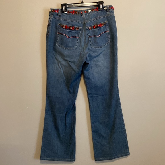 Vintage Apriori by Esacada jeans with gems and studs embellishments. - Picture 6 of 8